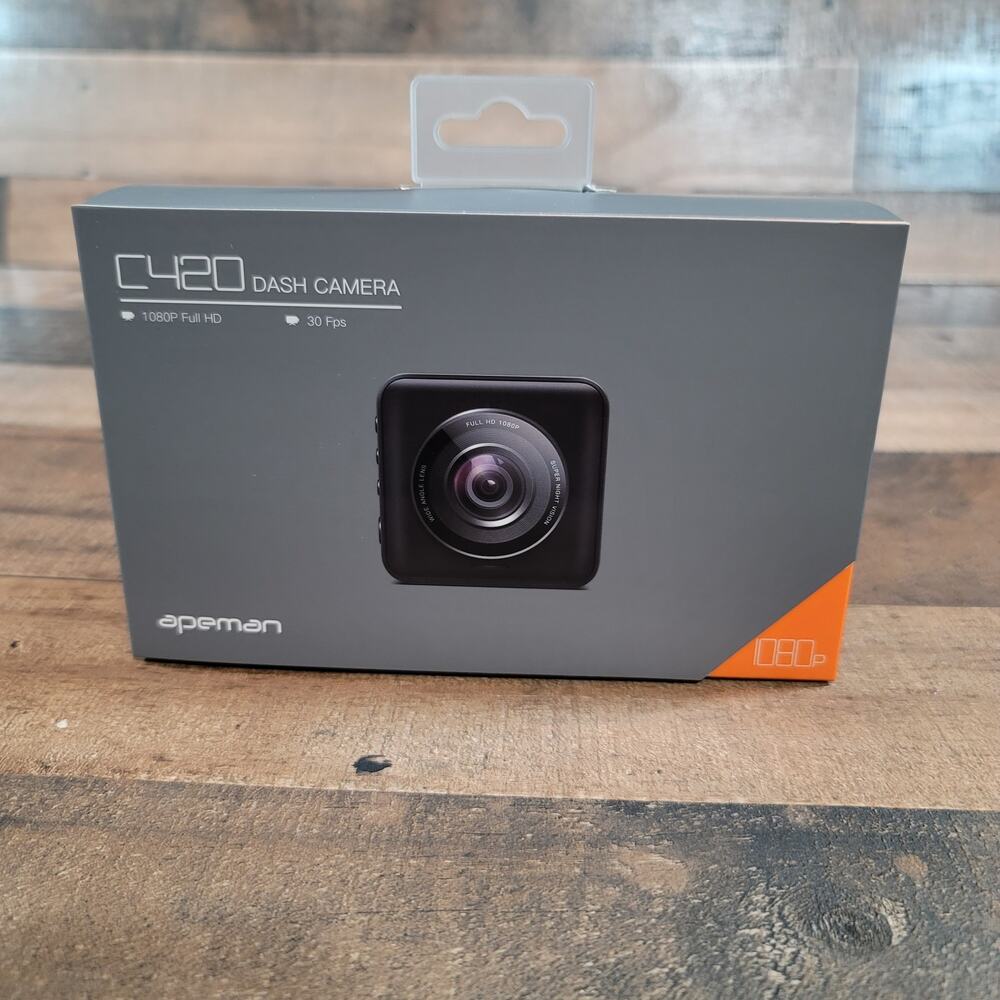 Apeman C420A 1080P Full HD Dash Camera 2.0" Screen 30Fps F1.8 Wide Aperture NEW
